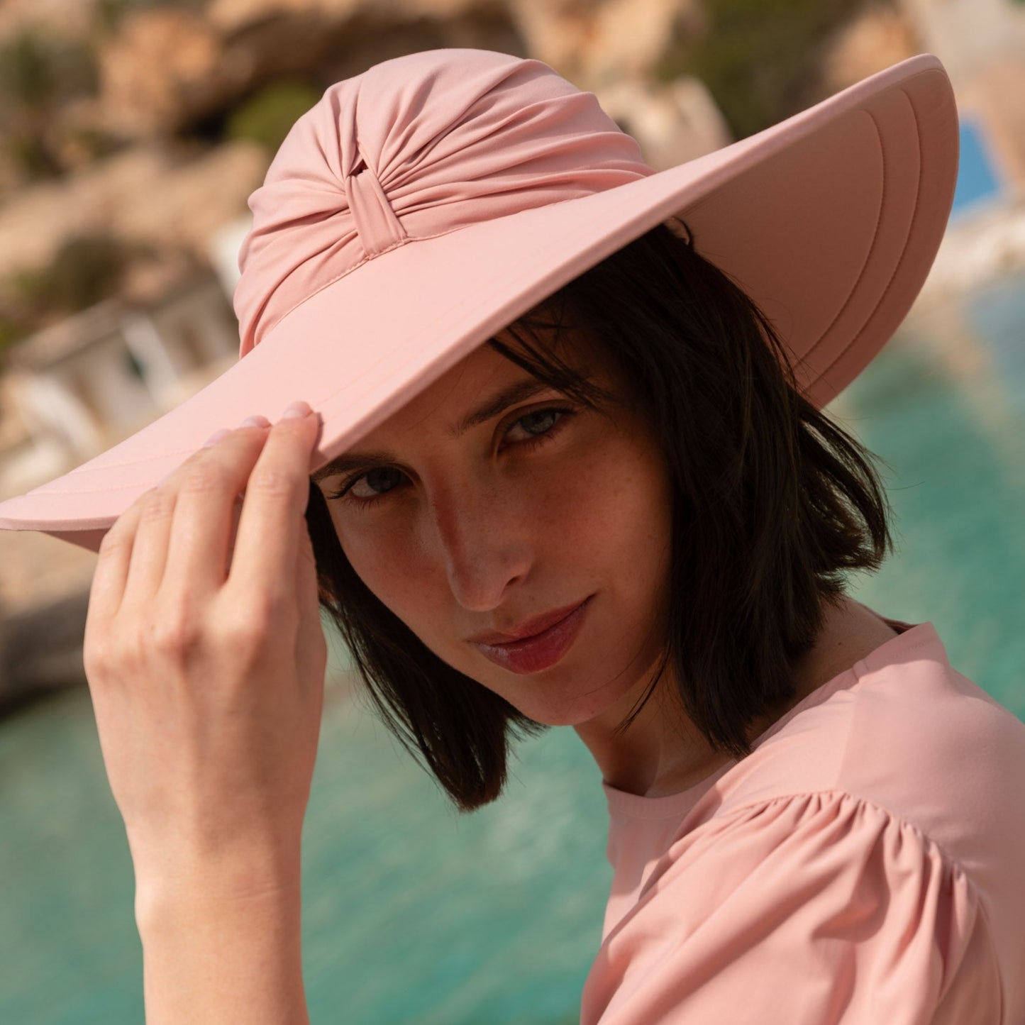 Bahamas UV Sun Hat - Rose
