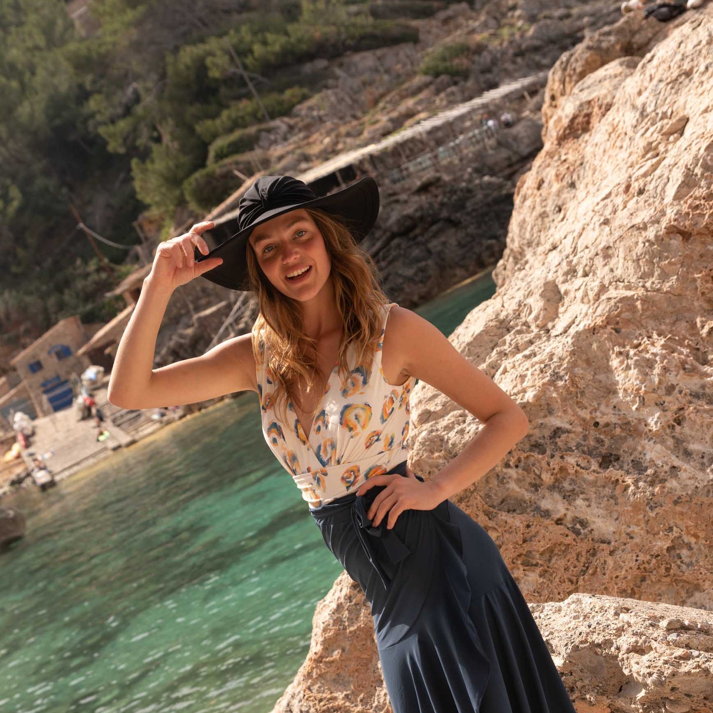 Bahamas UV Sun Hat Black